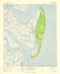 1957 Map of Jekyll Island, GA — High-Res | Pastmaps